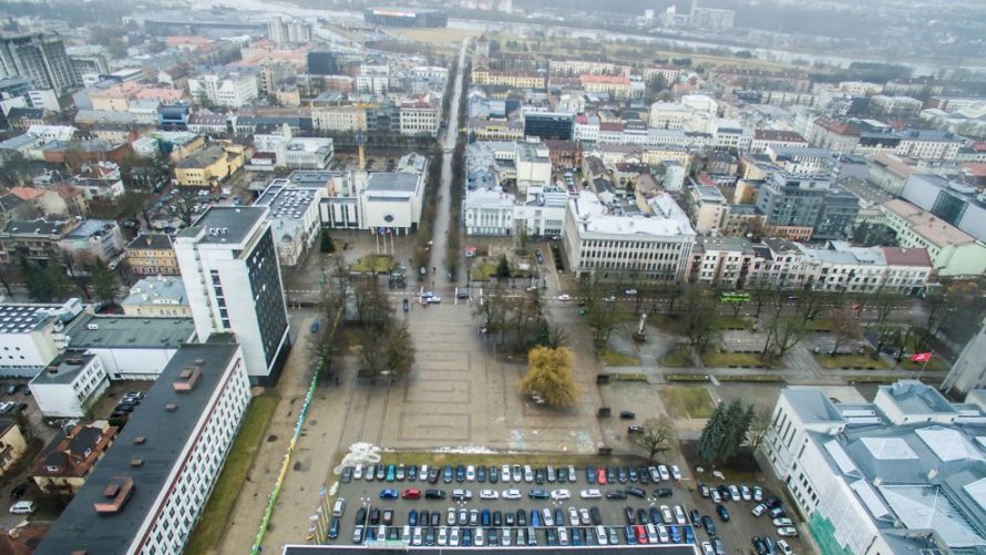 Nuo žodžių prie darbų: Kaunas turės požeminį parkingą Vienybės aikštėje