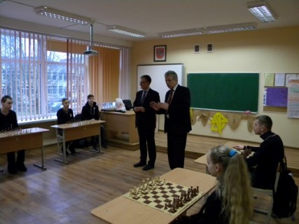 Šachmatų šventė Alytaus Vidzgirio pagrindinėje mokykloje
