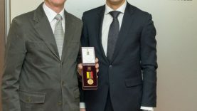 R. Kaseliui įteiktas aukso medalis „Už nuopelnus Lietuvos sportui“