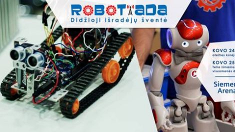 Technologijų šventė „Robotiada 2017“ skelbia programą