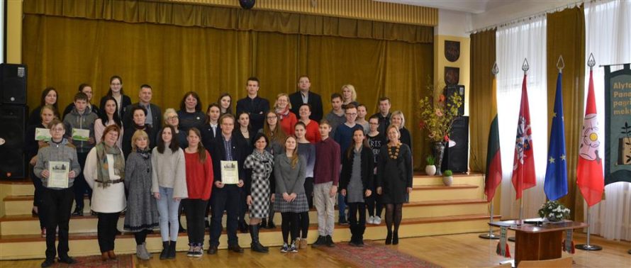 Septintasis Vytauto Nedzinsko gamtamokslinių žinių konkursas Alytaus Panemunės pagrindinėje mokykloje