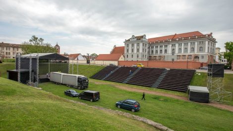 Nauja traukos vieta: prie Kauno pilies iškilo įspūdingas amfiteatras
