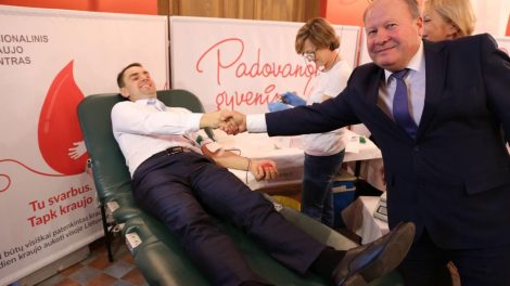 Kauno regiono savivaldybės susivienijo kraujo donorystės akcijoje