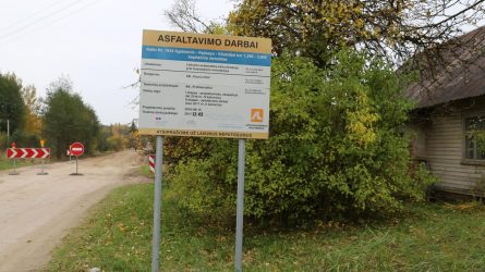 Du Kauno rajono žvyrkeliai bus padengti asfaltu