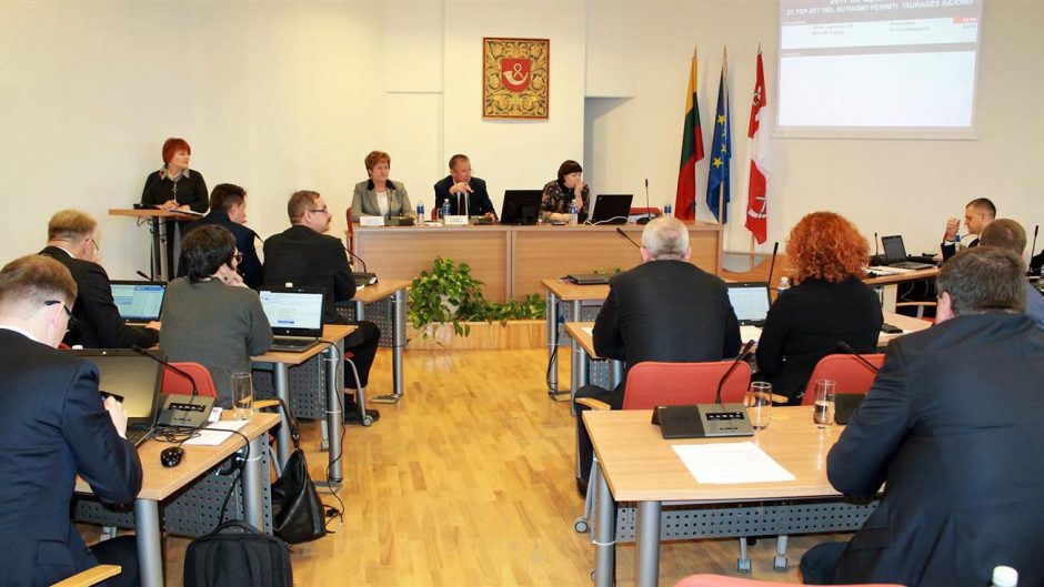 Tauragės rajono savivaldybės tarybos posėdyje priimti sprendimai 36 klausimais