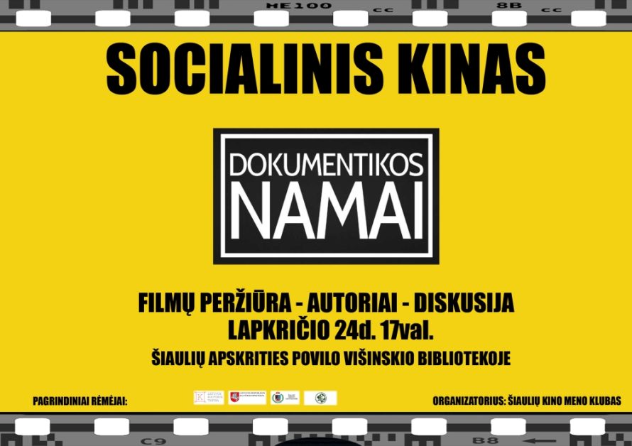Šiauliuose socialinio kino atstovai  – „Dokumentikos namai“
