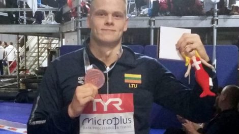 D. Rapšys pasidabino bronzos medaliu