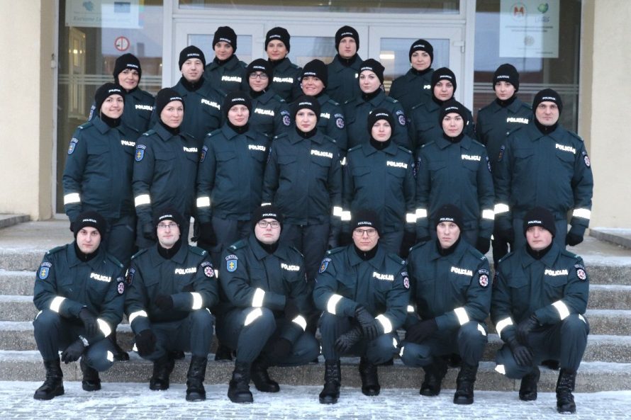 Policijos gretas papildys 24 nauji darbuotojai