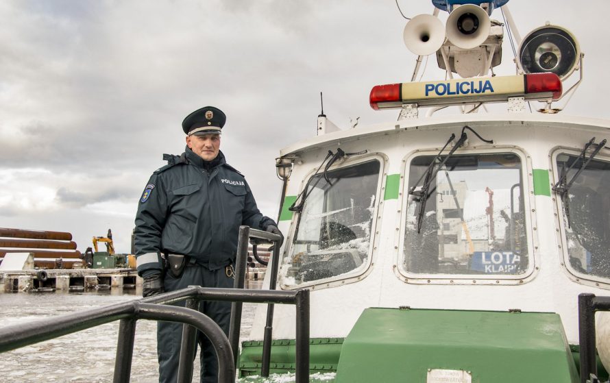 Lietuvos jūrų uostas saugus ir ypatingų policijos pareigūnų dėka