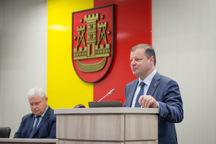 Premjeras: Vyriausybės prioritetas yra išlaikyti konkurencingą Klaipėdos uostą