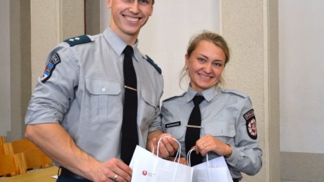 Šiaulių apskrities policijos darbuotojai vienai dienai tapo kraujo donorais