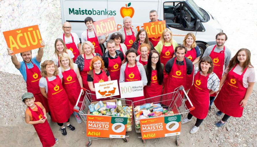 „Maisto banko“ akcija apims šimtą Lietuvos miestų