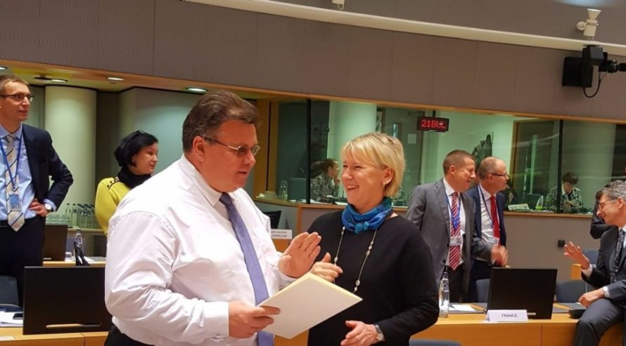 L. Linkevičius: „Turime užtikrinti savalaikę ES reakciją į Rusijos provokacijas Ukrainoje“