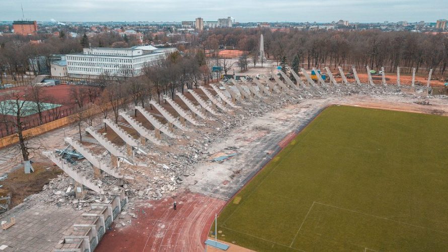 Kauno stadiono rekonstrukcija: užbaigtas svarbus etapas