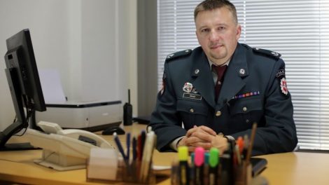 Naujasis Trakų rajono policijos komisariato viršininkas pradėjo tarnybą