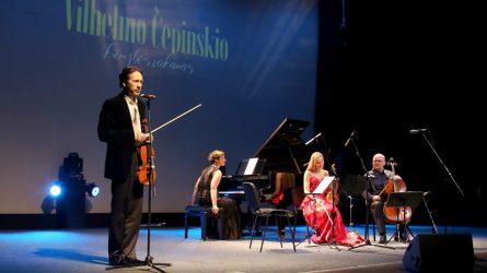 Koncertas „Vilhelmo Čepinskio kūrybos vakaras“ sulaukė didžiulio publikos palaikymo