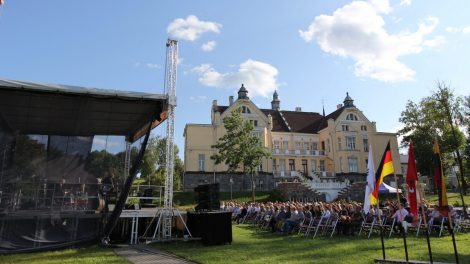 Kvarteto „Klezjazz“ iš Vokietijos muzika džiugino vasaros festivalio žiūrovus
