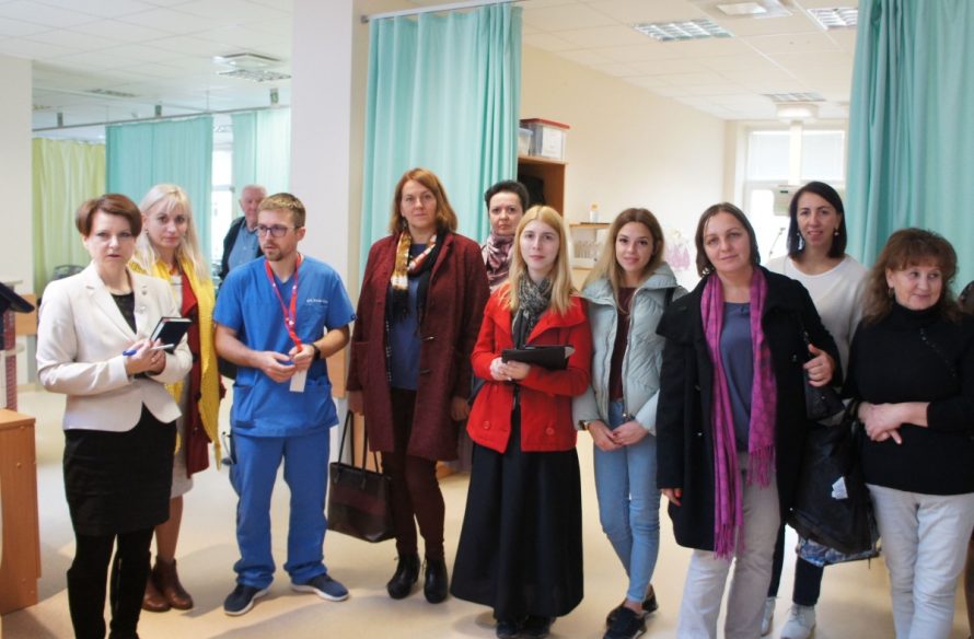 Ligoninėje lankėsi socialinio darbo studijų magistrantės iš Ukrainos