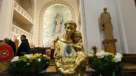 Šventojo Antano Paduviečio relikvijos aplankė Telšių katedrą