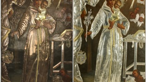 Stebuklais garsėjantis Šv. Antano Paduviečio paveikslas restauruotas ir grąžintas Telšių katedrai