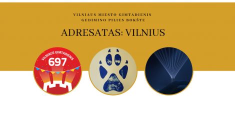 Vilniaus miesto gimtadienis Gedimino pilies bokšte – „Adresatas: Vilnius“