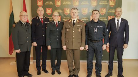 Aptartas ir įtvirtintas bendradarbiavimas su Lietuvos kariuomene