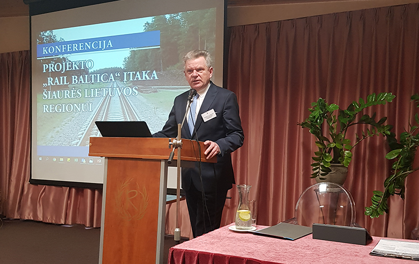 Susisiekimo ministras J. Narkevičius: „Projektas „Rail Baltica“ – puiki perspektyva Panevėžio regionui“
