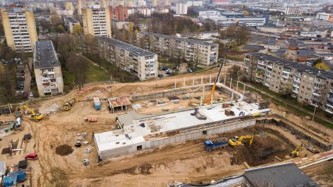 Įsibėgėja naujosios Kauno ledo arenos statybos