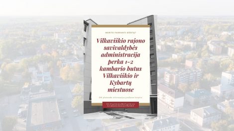 Skelbiamų derybų būdu perka Vilkaviškio ir Kybartų miestuose 7 butus