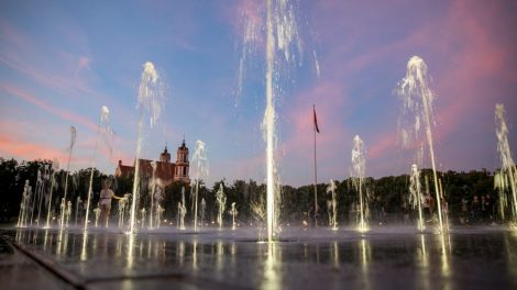 Vilniaus fontanuose – modernios dezinfekcinės sistemos