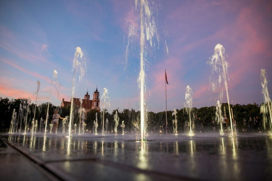 Vilniaus fontanuose – modernios dezinfekcinės sistemos