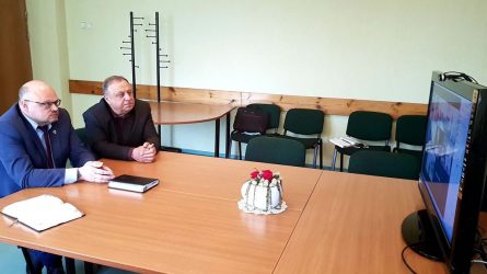 Aptarta tolimesnė Joniškio žemės ūkio mokyklos Žeimelio filialo veikla