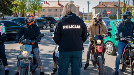 Klaipėdos kelių policijos pareigūnai praėjusią savaitę fiksavo ne tik greičio bet ir transporto priemonių keliamo triukšmo viršijimus
