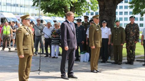 Krašto apsaugos ministras R. Karoblis: „Patrotizmas yra ne jausmas, o veiksmas, ir šauliai yra vienas gražiausių patriotizmo išraiškos pavyzdžių“