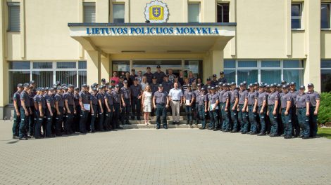 Iškilminga valstybingumo šventė Lietuvos policijos mokykloje