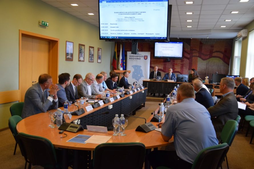 Marijampolės regiono plėtros taryba posėdžiavo Vilkaviškyje
