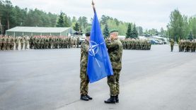 Sugrįžimas į Lietuvą: Tankų bataliono kariai iš Pfreimd miestelio Vokietijoje  vėl perima vadovavimą NATO batalionui