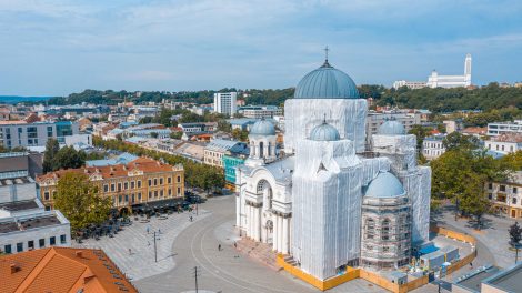 Atsinaujina vienas ryškiausių Kauno architektūrinių akcentų – Soboras