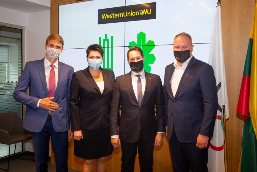 „Western Union Lietuva“ parama – olimpinėms viltims