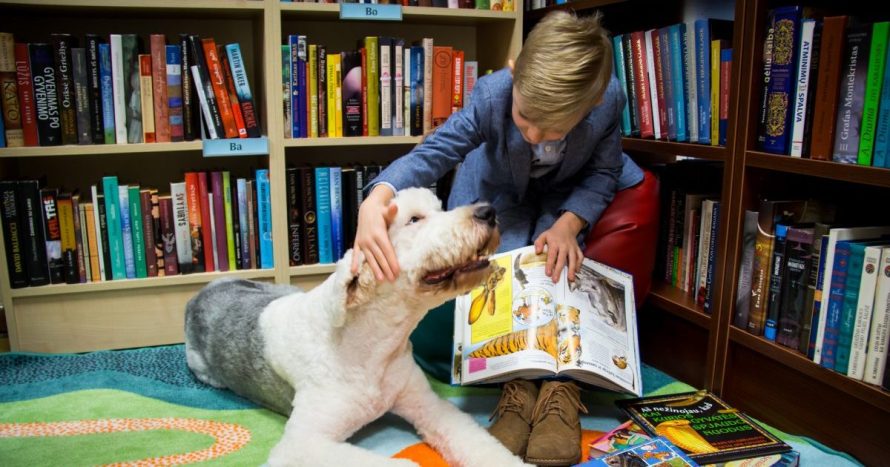 Į Kauno bibliotekas grįžta skaitymai su šunimi
