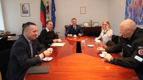 Šiaulių meras susitiko su generaliniu komisaru