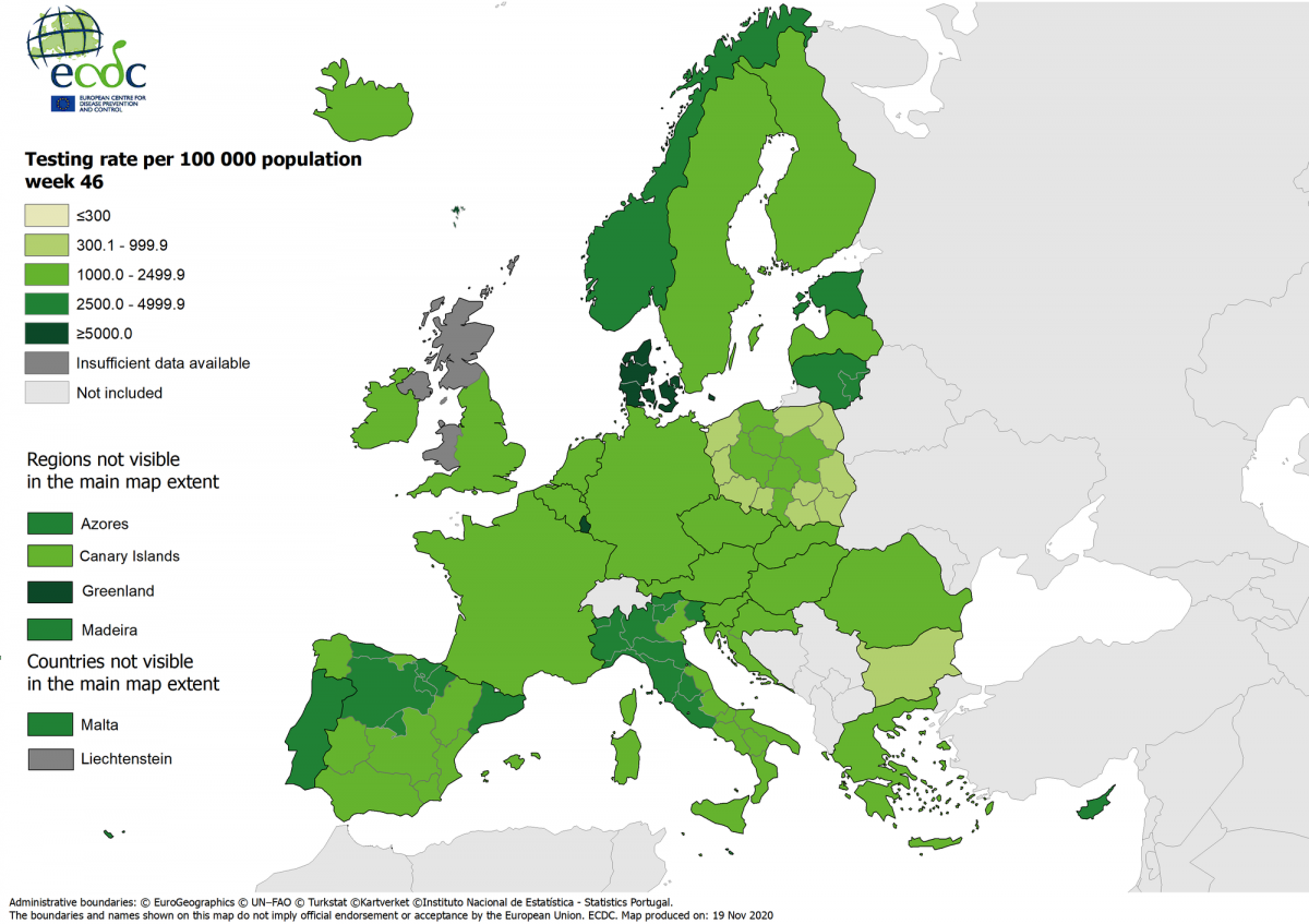 europos-ligu-prevencijos-ir-kontroles-centras:-lietuva-pagal-testavimo-apimtis-–-viena-pirmuju-europoje