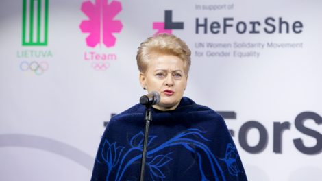 Dalia Grybauskaitė: „Lygybė yra bendras – kiek moterų, tiek ir vyrų – tikslas“