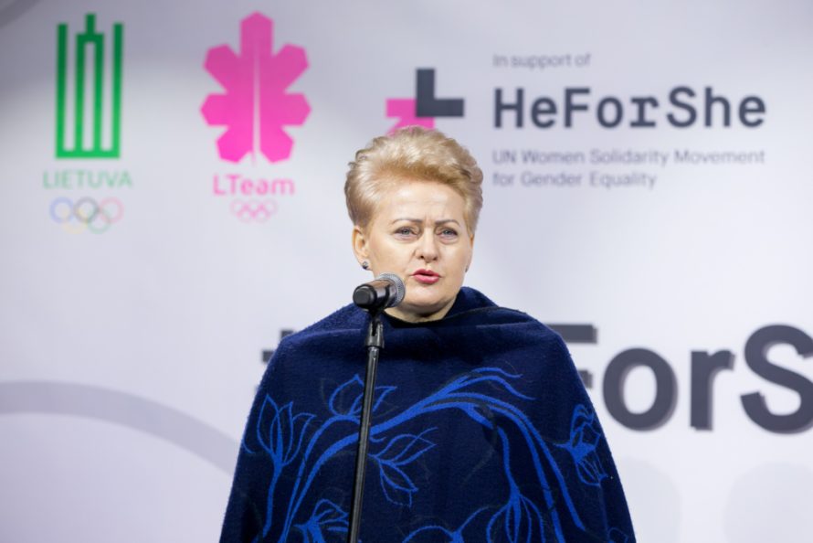Dalia Grybauskaitė: „Lygybė yra bendras – kiek moterų, tiek ir vyrų – tikslas“
