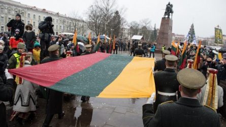 Tradiciškai Sausio 1-ąją bus minima Lietuvos vėliavos diena
