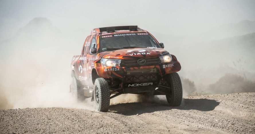 Pirmąjį Dakaro greičio ruožą įveikęs KREDA komandos ekipažas pasiekė finišą