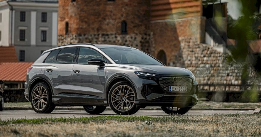 Lietuvoje pristatytas naujasis visiškai elektrinis SUV „Audi Q4 e-tron“