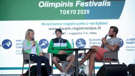 Iš Tokijo grįžę A. Glebauskas ir V. Andrulytė apsilankė Nidoje ir įvertino savo olimpinius debiutus