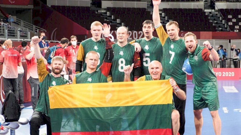 Lietuvos golbolo rinktinė iškovojo paralimpinių žaidynių bronzą