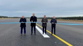Palangos oro uosto rekonstrukcija baigta: oro vartai pasiruošę atnaujinti veiklą